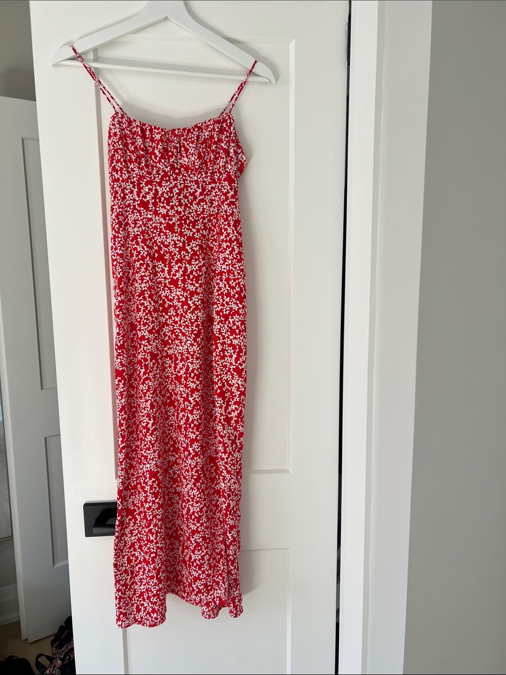 Zara Red Floral Dress